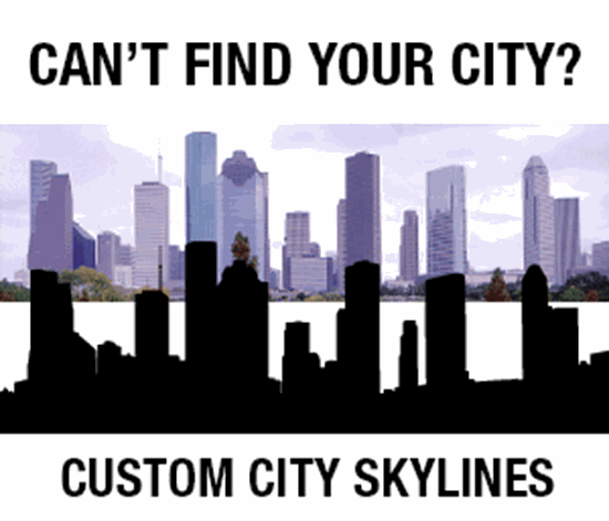 Picture of Custom City Skyline Decal