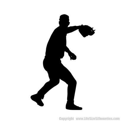 Picture of  Baseball Player  1 (Sports Decor: Silhouette Decals)