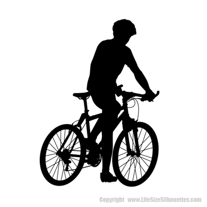 Picture of  Mountain Biking  4 (Sports Decor: Silhouette Decals)