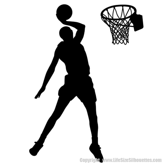 Picture of Basketball Player  7 (Sports Decor: Silhouette Decals)