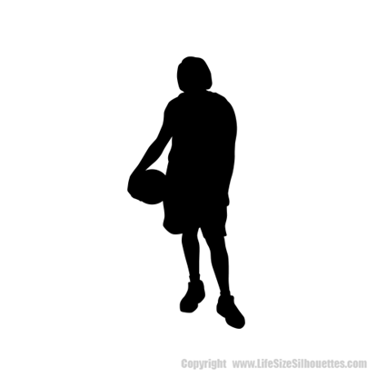 Picture of Basketball Player (Female) F10 (Sports Decor: Silhouette Decals)