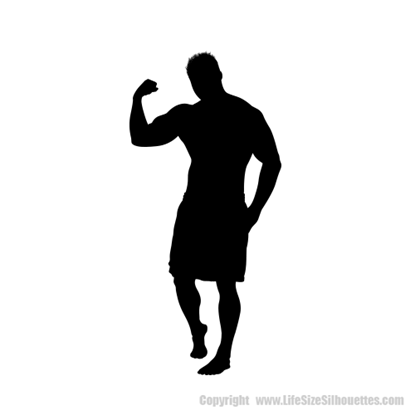 Picture of Bodybuilder  6 (Workout Decor: Silhouette Decals)