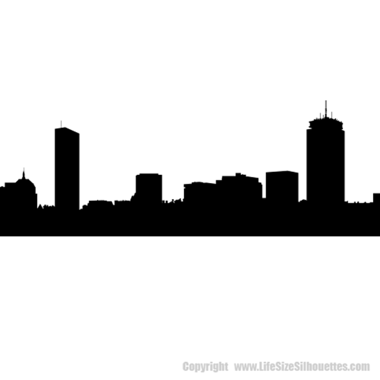 Boston Massachusetts Skyline Skyscapes City View Decal Window Bumper MA Car Deco 