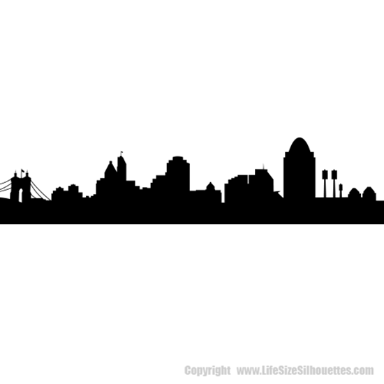 Picture of Cincinnati, Ohio City Skyline (Cityscape Decal)