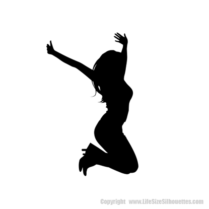 Picture of Dancer Jumping 25 (Dance Studio Decor: Wall Silhouettes)
