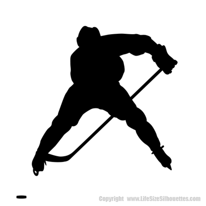 Picture of Hockey Player 14 (Hockey Decor: Silhouette Decals)