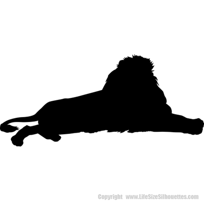 Picture of Lion 17 (Safari Animal Silhouette Decals)