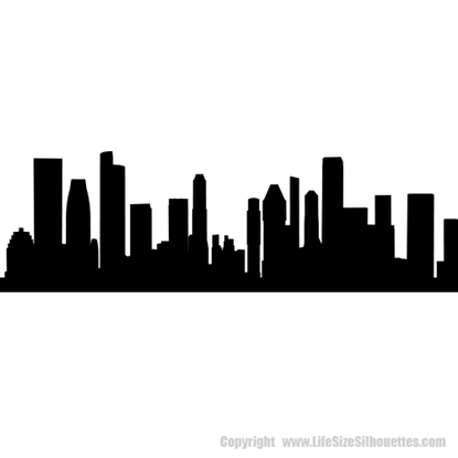 Picture of Singapore 2 City Skyline (Cityscape Decal)