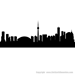 Picture of Toronto, Canada City Skyline (Cityscape Decal)