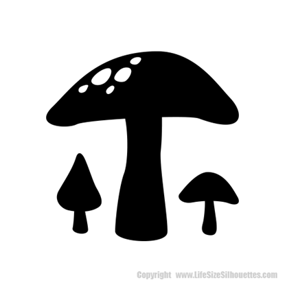 Picture of Mushrooms 18 (Wall Decor: Silhouettes)