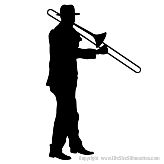 Picture of Trombone Player 10 (Wall Silhouettes)